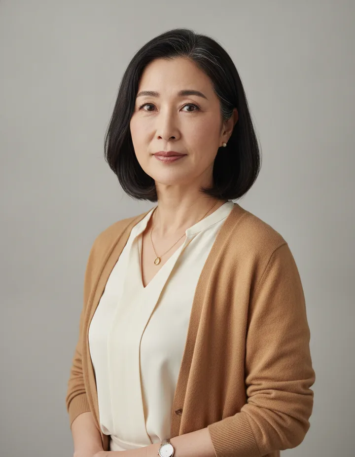 일본 40~50대 여성 모델